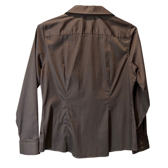 Banana Republic Charcoal Gray Button-Down Top - Picture 4 of 7